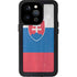 Slovakia Flag Distressed iPhone 14 Pro Waterproof Case