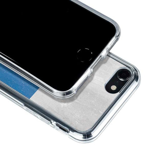 Slovakia Flag Distressed iPhone SE (2nd & 3rd Gen) Clear Case