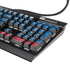 Slovakia Flag Distressed K95 RGB PLATINUM Mechanical Gaming Keyboard Skin