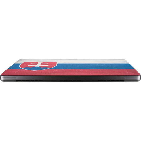 Slovakia Flag Distressed MacBook Pro 14in (2021-24) Skin