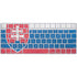 Slovakia Flag Distressed Magic Keyboard Skin