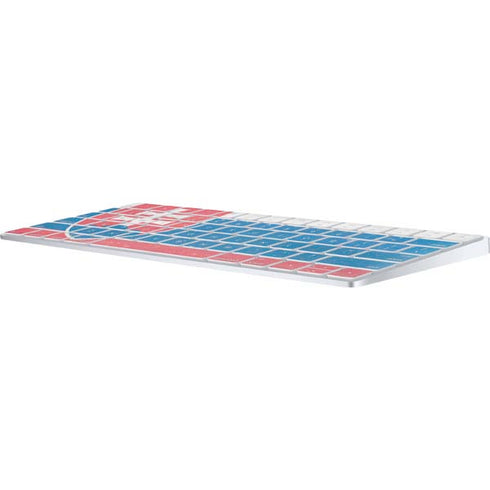 Slovakia Flag Distressed Magic Keyboard Skin
