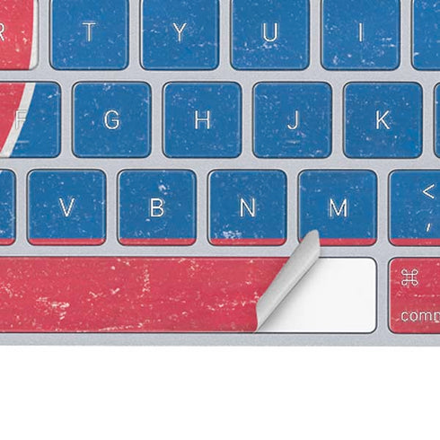 Slovakia Flag Distressed Magic Keyboard Skin