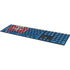 Slovakia Flag Distressed Magic Keyboard with Numeric Keypad Skin