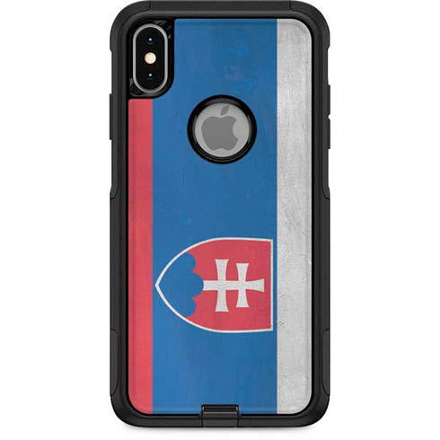 Slovakia Flag Distressed Otterbox Commuter iPhone Skin