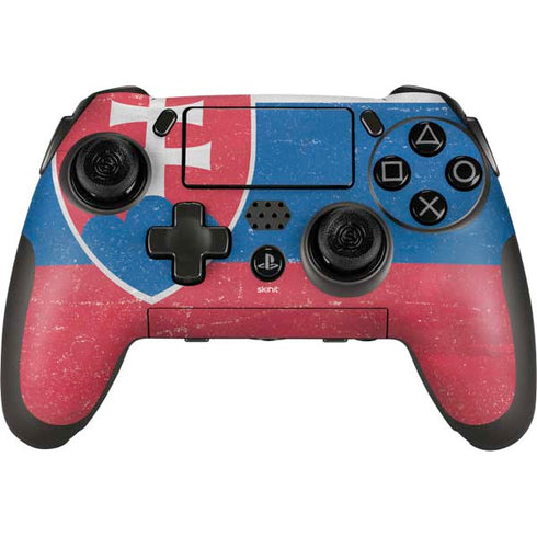 Slovakia Flag Distressed PlayStation Scuf Vantage 2 Controller Skin