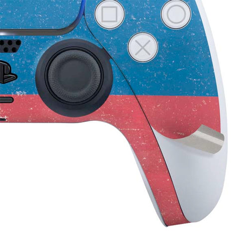 Slovakia Flag Distressed PS5 Slim Digital Edition Bundle Skin