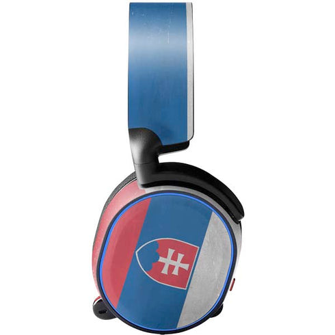 Slovakia Flag Distressed SteelSeries Arctis 3 Skin