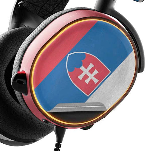 Slovakia Flag Distressed SteelSeries Arctis 3 Skin