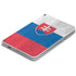 Slovakia Flag Distressed Surface Duo Skin