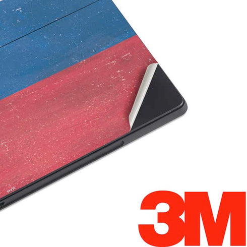 Slovakia Flag Distressed Surface Pro 7 Skin