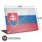 Slovakia Flag Distressed Universal Laptop 18in (14.6 x 10.6in) Skin