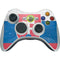 Slovakia Flag Distressed Xbox 360 Wireless Controller Skin