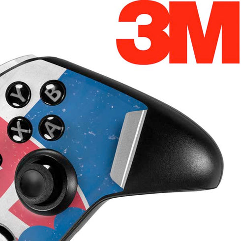 Slovakia Flag Distressed Xbox One Elite Controller Skin