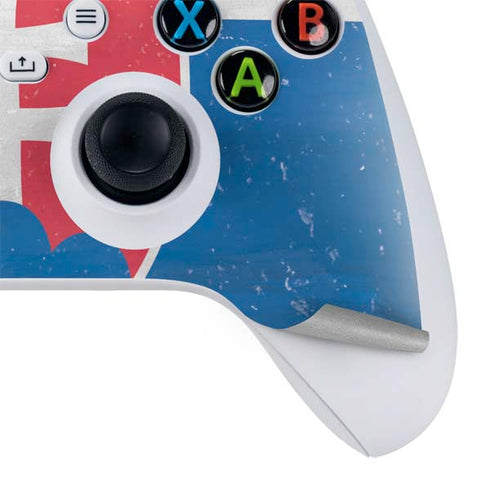 Slovakia Flag Distressed Xbox Series S Controller Skin