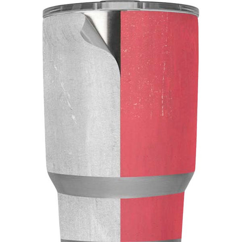 Slovakia Flag Distressed Yeti 20oz Tumbler Skin