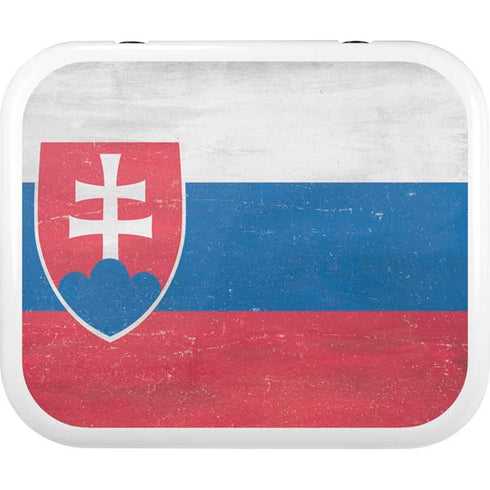 Slovakia Flag Distressed YETI Roadie 24 Hard Cooler Skin