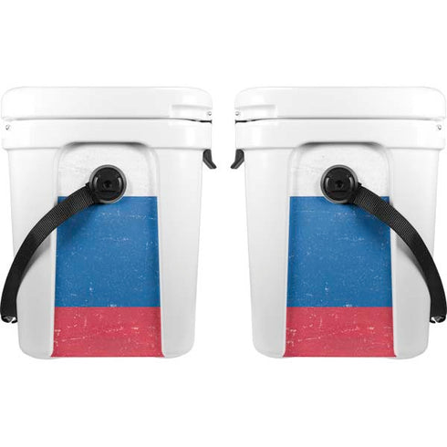 Slovakia Flag Distressed YETI Roadie 24 Hard Cooler Skin