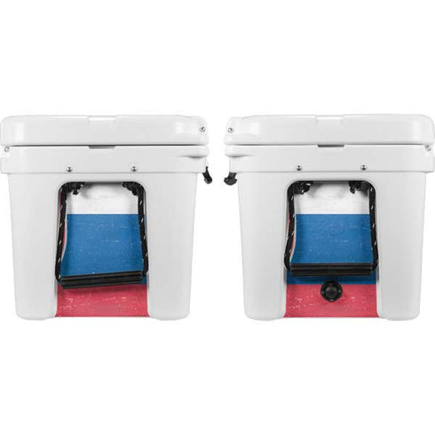 Slovakia Flag Distressed YETI Tundra 45 Hard Cooler Skin