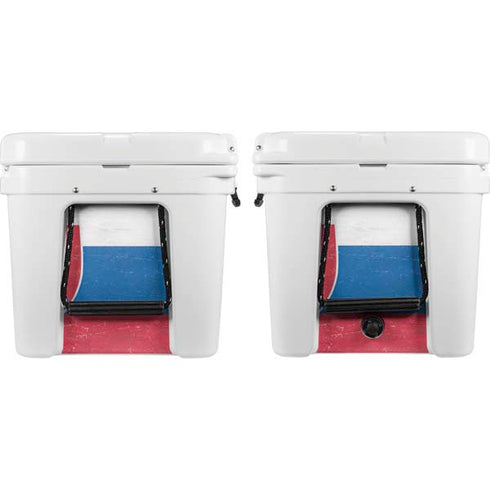 Slovakia Flag Distressed YETI Tundra 65 Hard Cooler Skin