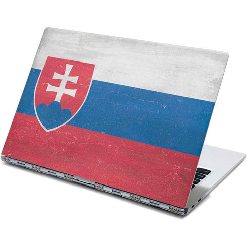 Slovakia Flag Distressed Yoga 910 2-in-1 14in Touch-Screen Skin