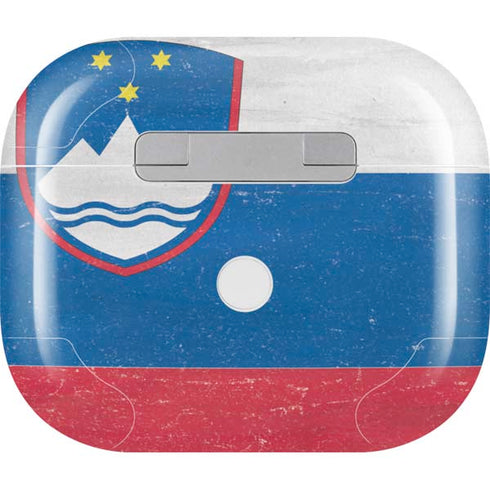Slovenia Flag Distressed Apple AirPods (3rd Gen 2021) Skin