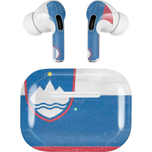 Slovenia Flag Distressed Apple AirPods Pro Skin