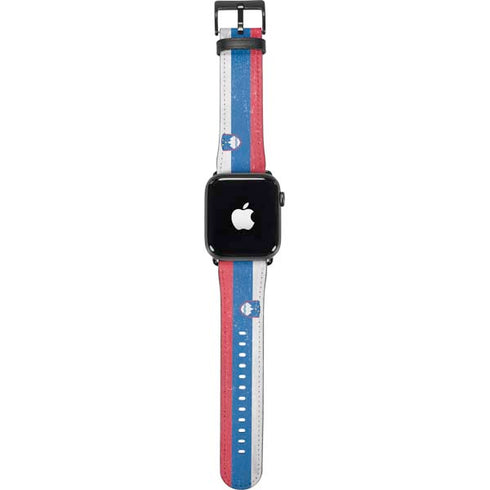 Slovenia Flag Distressed Apple Watch Band 42-44mm
