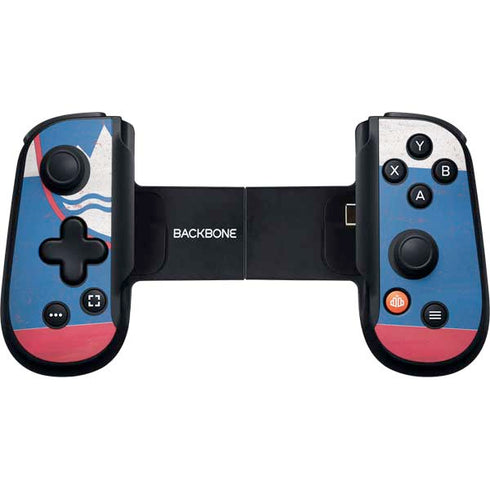 Slovenia Flag Distressed Backbone One for iPhone Game Controller Skin