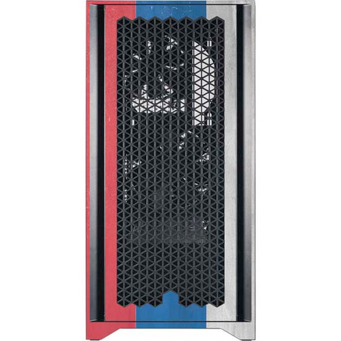 Slovenia Flag Distressed Corsair 4000D Tempered Glass Mid-Tower ATX Case Skin