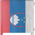 Slovenia Flag Distressed Corsair 4000D Tempered Glass Mid-Tower ATX Case Skin