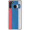 Slovenia Flag Distressed Galaxy A21 Clear Case