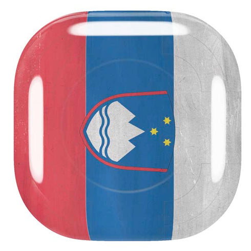 Slovenia Flag Distressed Galaxy Buds Pro Skin