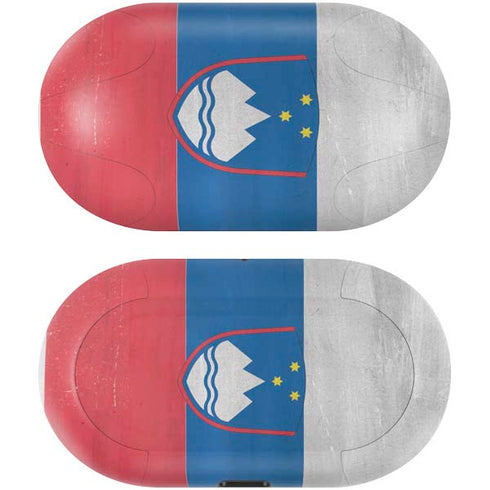 Slovenia Flag Distressed Galaxy Buds Skin
