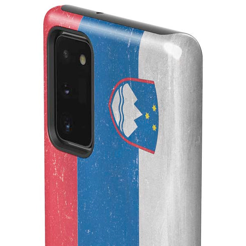 Slovenia Flag Distressed Galaxy Note20 5G Pro Case