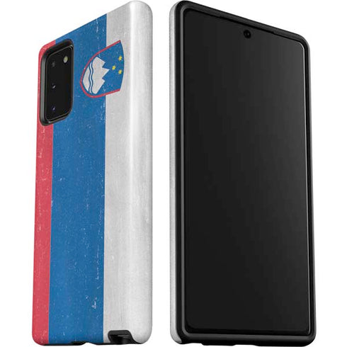 Slovenia Flag Distressed Galaxy Note20 5G Pro Case