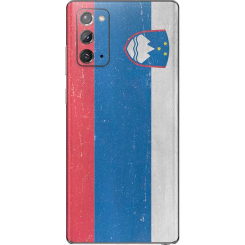 Slovenia Flag Distressed Galaxy Note20 5G Skin