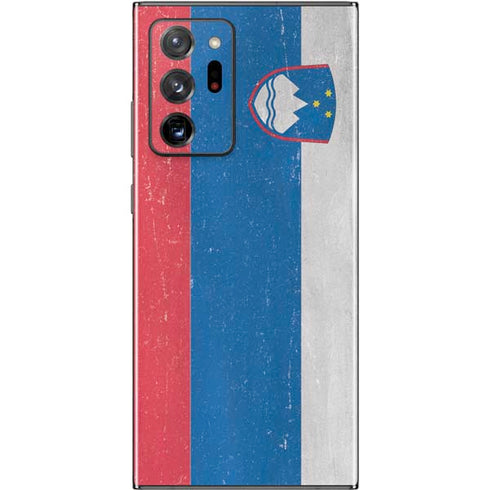 Slovenia Flag Distressed Galaxy Note20 Ultra 5G Skin
