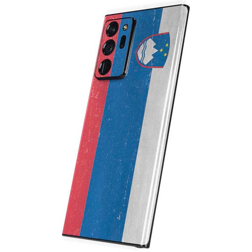 Slovenia Flag Distressed Galaxy Note20 Ultra 5G Skin