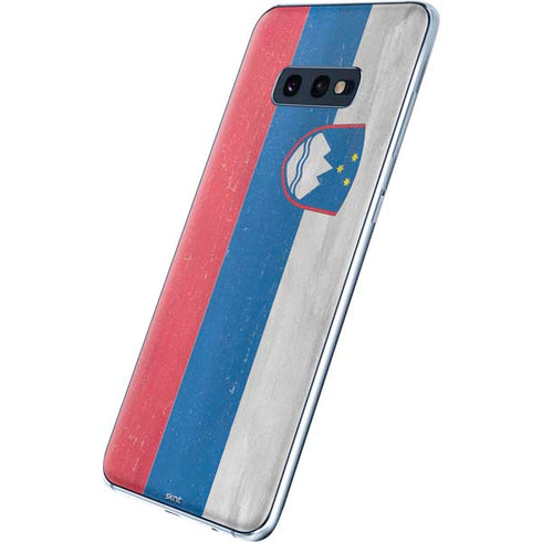 Slovenia Flag Distressed Galaxy S10e Skin