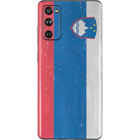 Slovenia Flag Distressed Galaxy S20 Fan Edition Skin