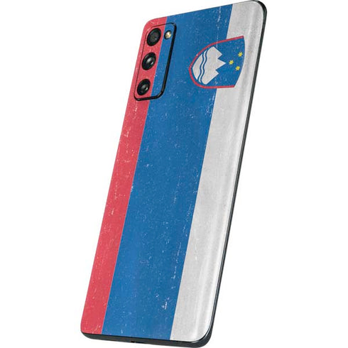 Slovenia Flag Distressed Galaxy S20 Fan Edition Skin