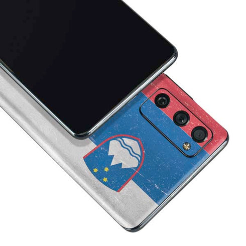 Slovenia Flag Distressed Galaxy S20 Fan Edition Skin