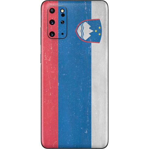 Slovenia Flag Distressed Galaxy S20 Plus Skin