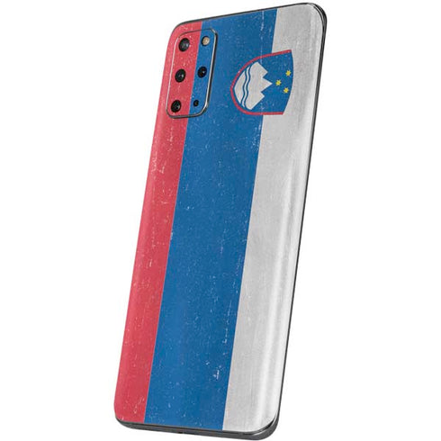 Slovenia Flag Distressed Galaxy S20 Plus Skin