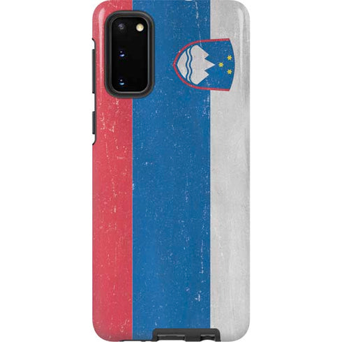 Slovenia Flag Distressed Galaxy S20 Pro Case