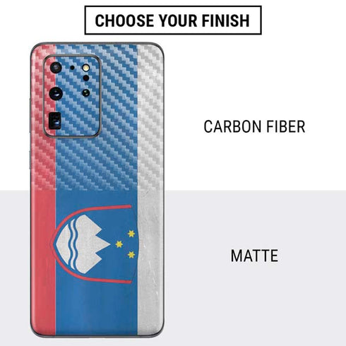 Slovenia Flag Distressed Galaxy S20 Ultra 5G Skin