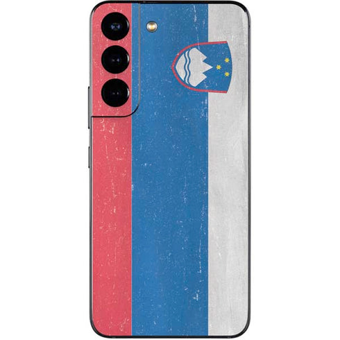 Slovenia Flag Distressed Galaxy S22 Skin