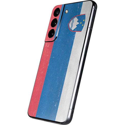 Slovenia Flag Distressed Galaxy S22 Skin