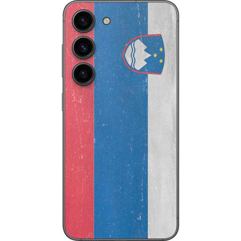 Slovenia Flag Distressed Galaxy S23 Skin